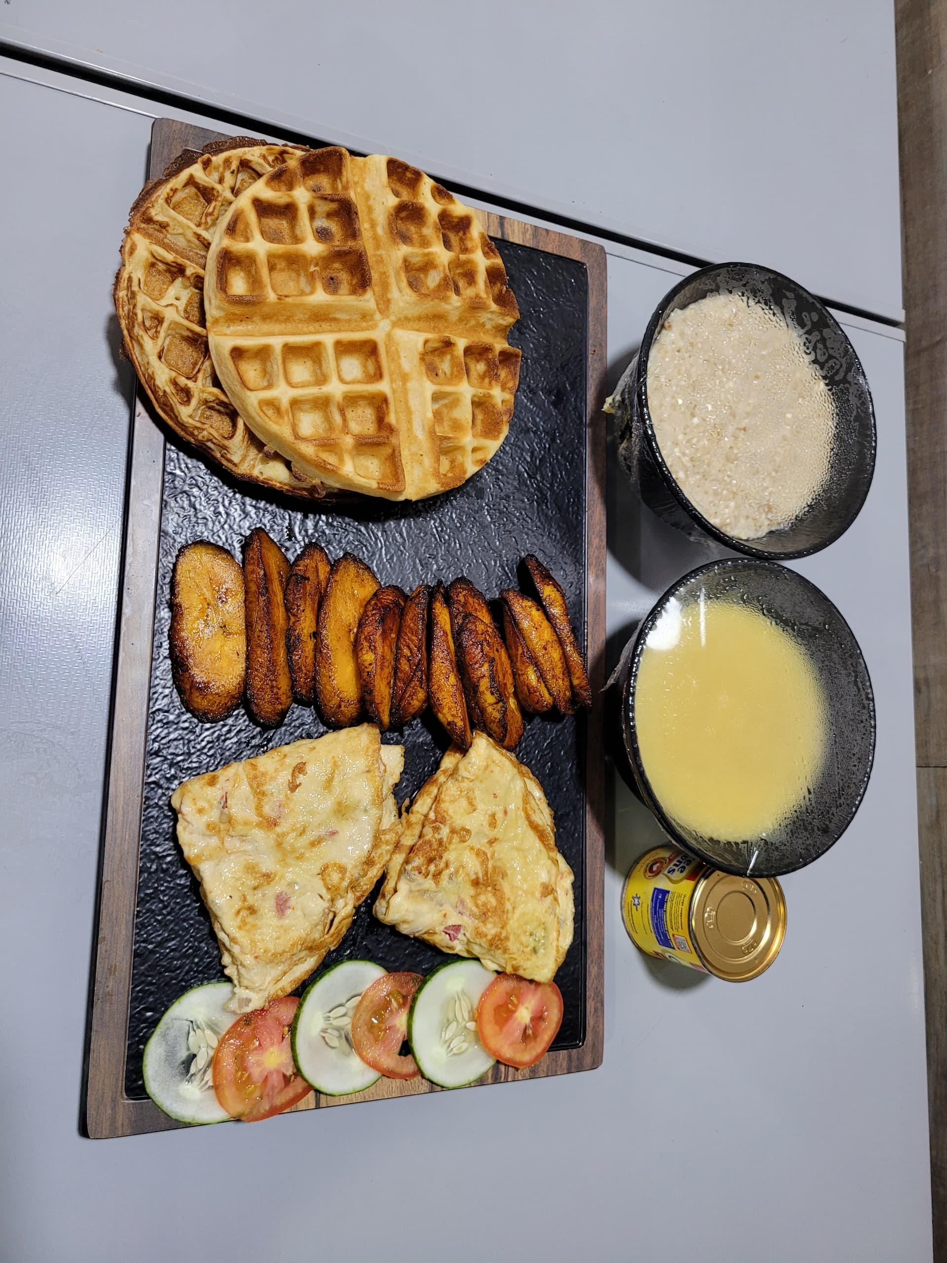 Waffles Breakfast